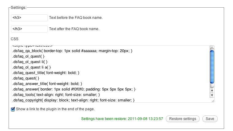 WordPressで「よくある質問」などのFAQ機能を実現するプラグイン「WP DS FAQ」