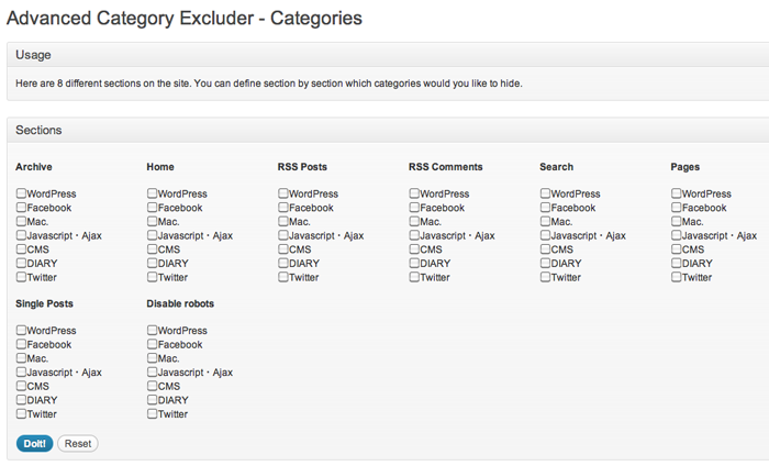 トップページや記事一覧から特定のカテゴリを除外できるWordPressプラグイン「Advanced Category Excluder」