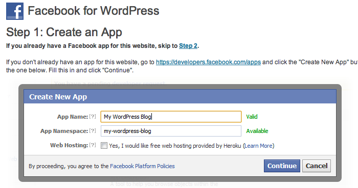 友達のタイムラインにも投稿できる、FacebookとWordPressを連携するためのプラグイン「Facebook for WordPress」の設定
