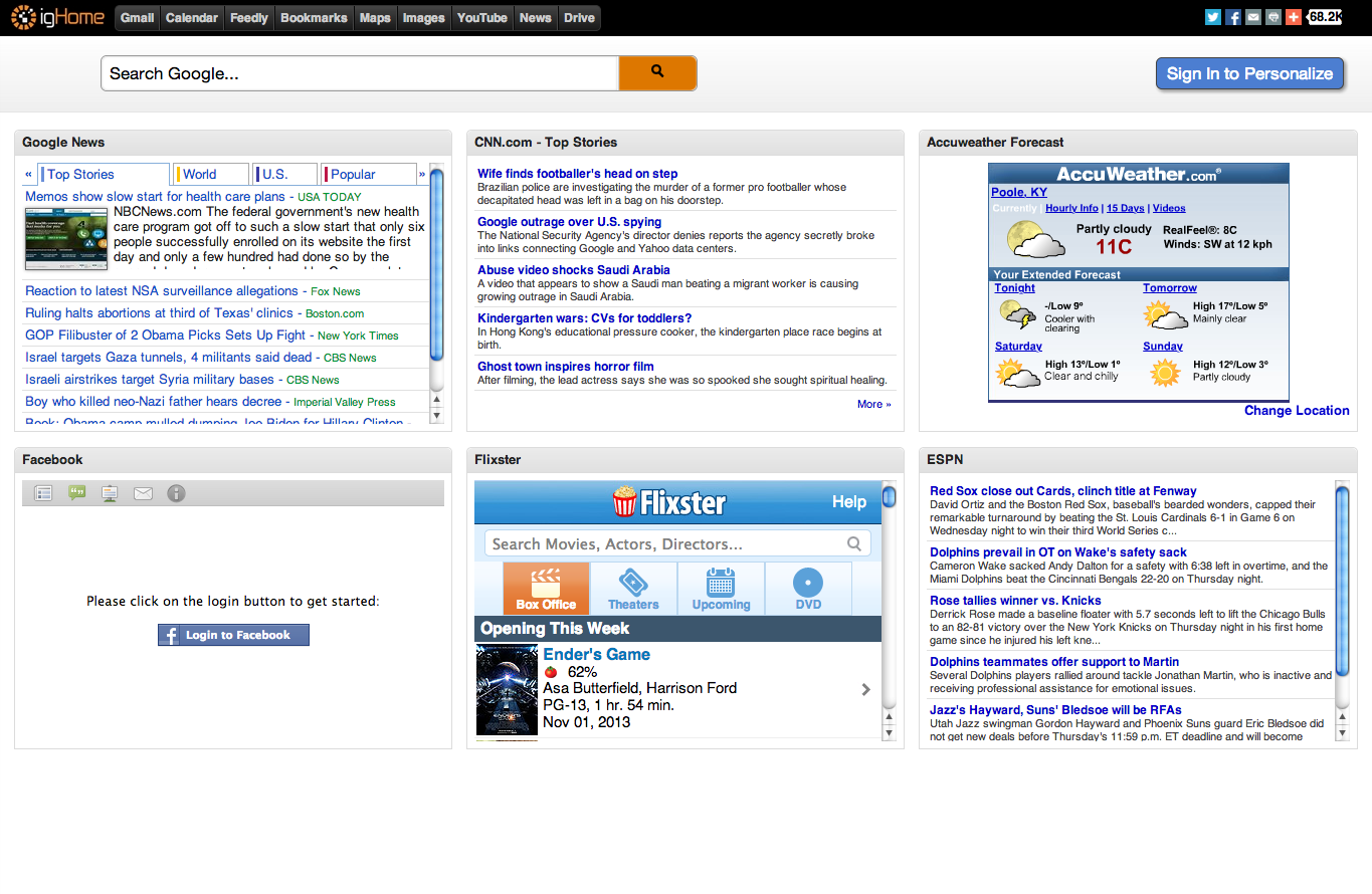 iGoogle 終了後の代替サービスまとめ