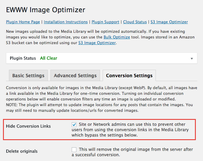 EXIF情報を自動で削除するWordPressプラグイン「EWWW Image Optimizer」